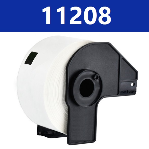 Brother Adresseetiketter, 38x90 mm, 400 stk., sort tekst på hvidt DK11208 Modsvarer: N/A