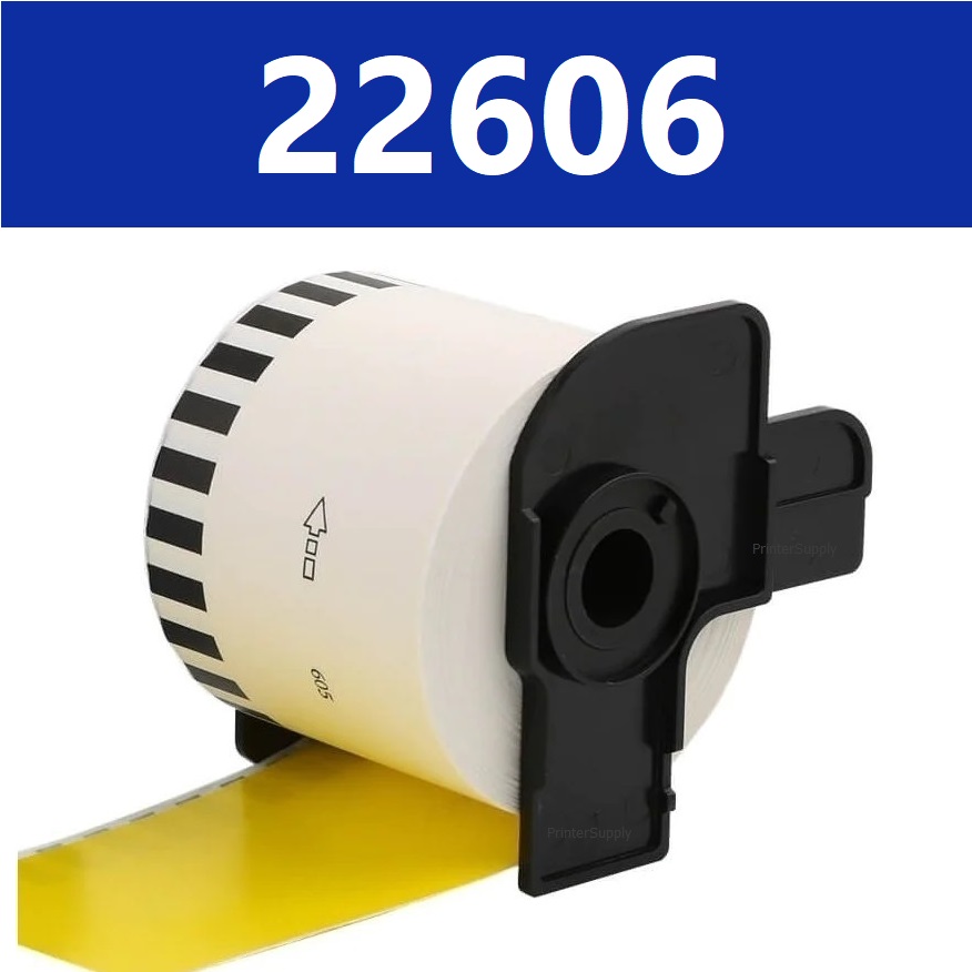 Brother DK-22606 - Gul - Rulle (6,2 cm x 15,2 m) film - for Brother QL-1050, QL-500, QL-550, QL-560, QL-570, QL-600, QL-650, QL-710, QL-720, QL-820
