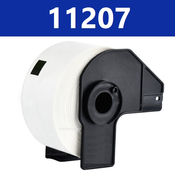 Brother DK-11204 - Sort på hvid - 17 x 54 mm 400 etikette(r) (1 rulle(r) x 400 etiketter til flere formål - for Brother QL-1050, QL-500, QL-550, QL-560, QL-570, QL-650, QL-710, QL-720, QL-820