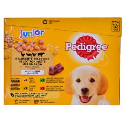 PEDIGREE Junior Selection Mix - Vdt hundefoder - 12x100 g
