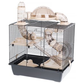 INTER-ZOO Rocky + Terrace beige - bur til en hamster