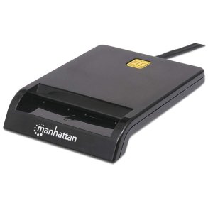 Manhattan 102049 smartcard lser Indendrs USB USB 2.0 Sort