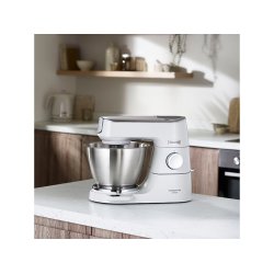 Kenwood Kvc65.001Wh Foodprocessor 1200 W 5 L Rustfrit Stl, Hvid Indbygget Vgt