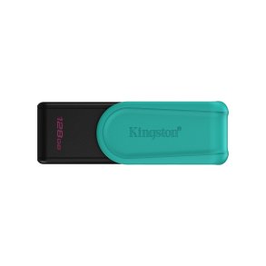 Kingston Technology DataTraveler 128 GB Portable USB 3.2 Gen 1 Exodia S (sort/turkis)