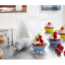 GEFU 14330 wienerbrd dekorationspose Bomuld, Plast, Rustfrit stl