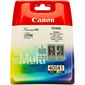 Canon PG-40 / CL-41 Sort + Farve blkpatron original