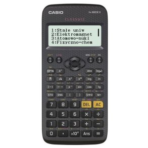 VIDENSKABELIG LOMMEREGNER CASIO FX 82CEX SORT, 12-CIFRET DISPLAY