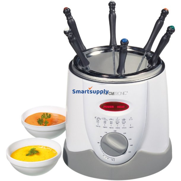 Clatronic FFR 2916 Enkelt 1 L Enkeltstende 900 W Frituregryde Gr, Hvid