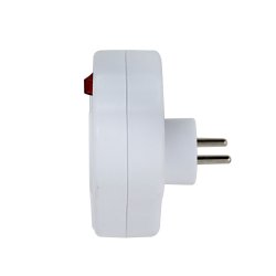 Esperanza ELK311W Elektrisk splitter 2 GN. USB-C USB-A ON. Hvid