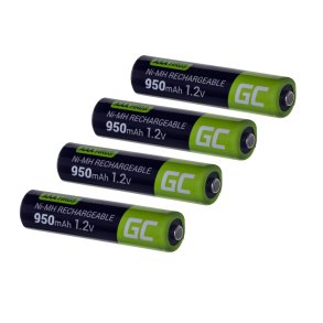 Green Cell GR03 husholdningsbatteri Genopladeligt batteri AAA Nikkel-Metalhydrid (NiMH)