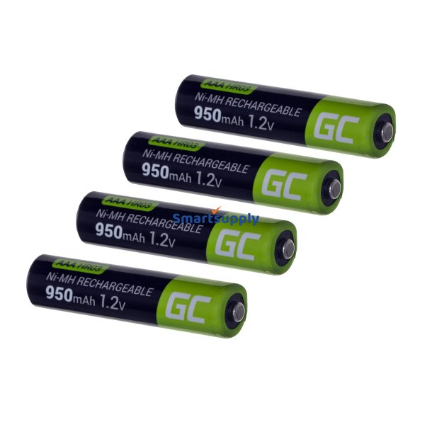 Green Cell Gr03 Husholdningsbatteri Genopladeligt Batteri Aaa Nikkel-Metalhydrid (Nimh)