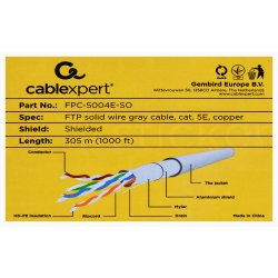 Gembird 305m Cat5e FTP netvrkskabel Gr F/UTP (FTP)