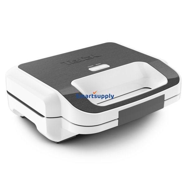 Tefal Snack Xl Sw7011 Sandwichmaskine 850 W Hvid, Rustfrit Stl