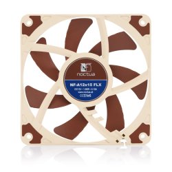 Noctua NF-A12x15 FLX Computerkabinet Ventilator 12 cm Beige, Brun