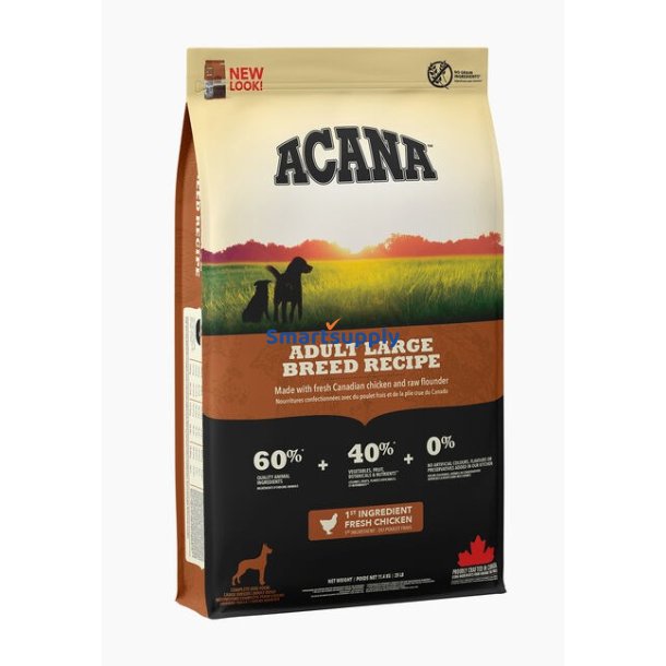 Acana Dog Adult Stor Race - Trfoder Til Hunde - 17 Kg