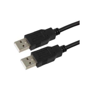 USB Kabel AM-AM 1.8m sort