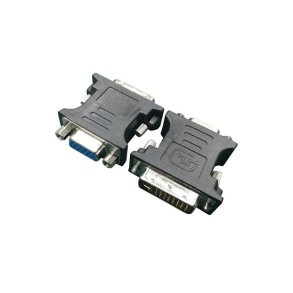 Videoadapter DVI->VGA (24M/15F) sort