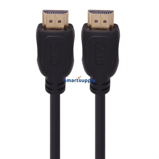 HDMI kabel v 1.4 1m. guldbelagt