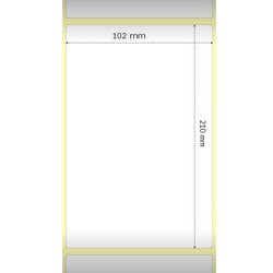 12 ruller fragtlabels 102 mm x 210 mm