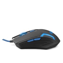 WIRED FOR PLAYERS MUS 6D Optisk USB MX205 FIGHTER BLUE