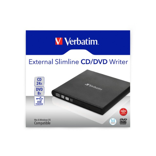 DVD-RW Verbatim USB 2.0 Ekstern