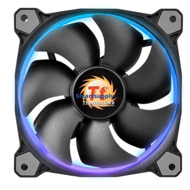 Fan Riing 12 LED RGB 256 farver 3 Pakke (3x120mm, LNC, 1500 RPM) Retail/BOX