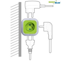 MagicCube quad stikd�se, 2 usb indgange 1,4m GB118