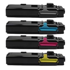 Xerox 6600/WC6605 toner 4 stk BCMY kompatibel multipakke