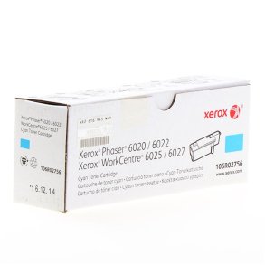 Xerox 106R02756 Cyan toner 1.000 sider original