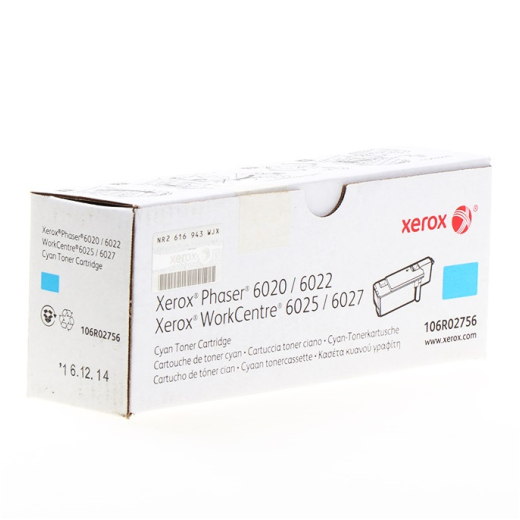 Xerox 106R02756 Cyan toner 1.000 sider original