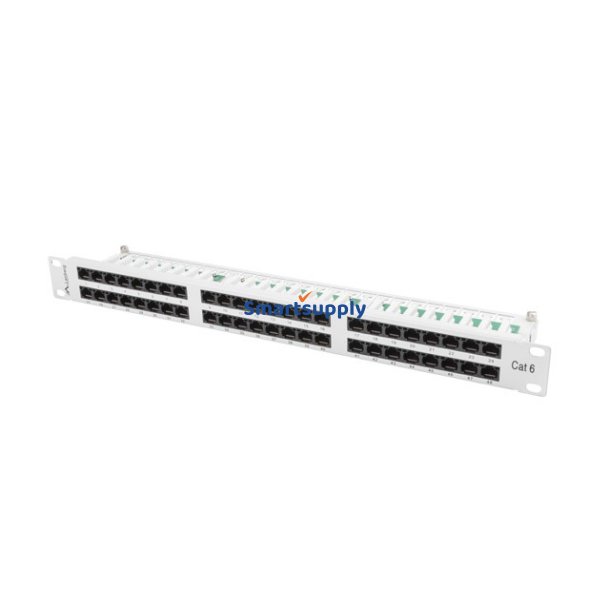Patch Panel 48 Port 1U Cat.6 gr�
