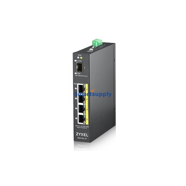 RGS100-5P Switch Unmanaged PoE SFP