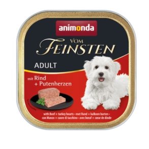 ANIMONDA Vom Feinsten Adult Beef and turkey heart - vdt hundefoder - 150g