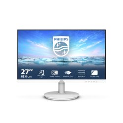 Philips V Line 271V8AW/00 computerskrm 68,6 cm (27") 1920 x 1080 pixel Fuld HD LCD Hvid