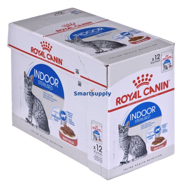 Royal Canin Fhn Indendrs Gel&eacute; - Vdfoder Til Voksne Katte - 12X85g