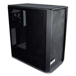 Meshify C Blackout Tempereret Glas 2.5'/3.5' drevkaptitet uATX/ATX/ITX