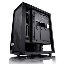 Meshify C Blackout Tempereret Glas 2.5'/3.5' drevkaptitet uATX/ATX/ITX