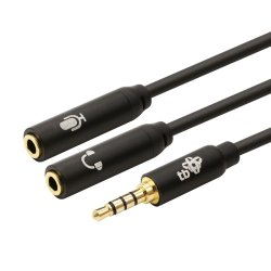 Adapter 3,5mm MiniJack-2x3,5mm MiniJack M/F