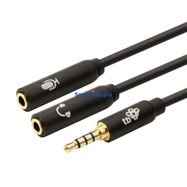 Adapter 3,5mm MiniJack-2x3,5mm MiniJack M/F