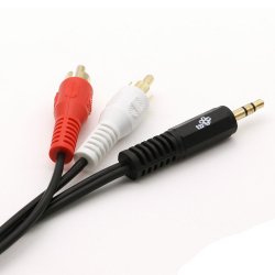 Kabel 3,5mm MiniJack - 2x RCA M/M 2,5m