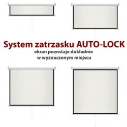 H�ndholdt semi-automatisk sk�rm 4: 3 84 "170x127cm MS-84 4: 3