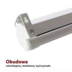 Elektrisk sk�rm 4:3 120" med fjernbetjening 244x183cm FS-120 4:3