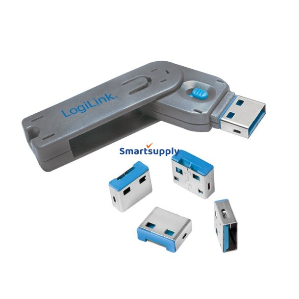 USB port blocker 1x n�gle 4x l�se