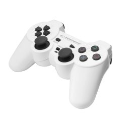 GAMEPAD PS3/PC USB TROOPER HVID/SVARTE