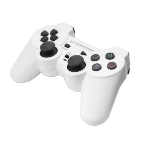 GAMEPAD PS3/PC USB TROOPER HVID/SVARTE