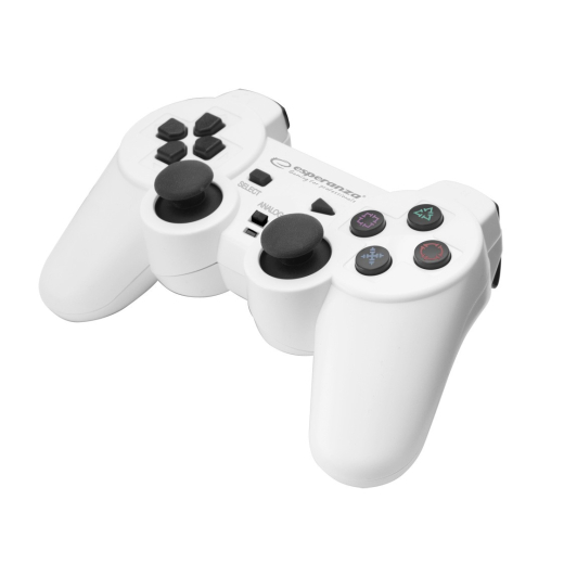 GAMEPAD PS3/PC USB TROOPER HVID/SVARTE
