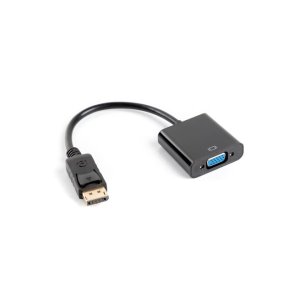 DisplayPort Adapter (M) -> VGA 15 pin (F) sort p� kablet