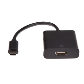 Adapter USB Typ-C til HDMI(F) sort