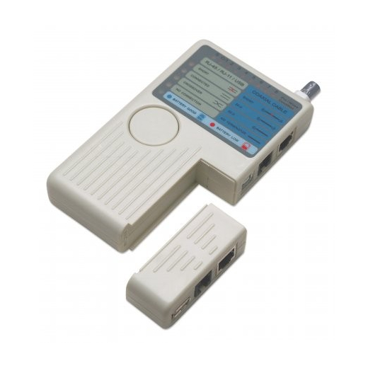LAN tester RJ11/RJ45/US B/BNC