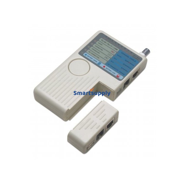 LAN tester RJ11/RJ45/US B/BNC